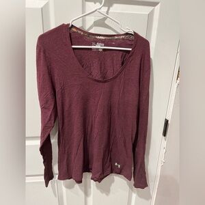 ‼️Under Armour 2XL Burgundy Long Sleeve Tee